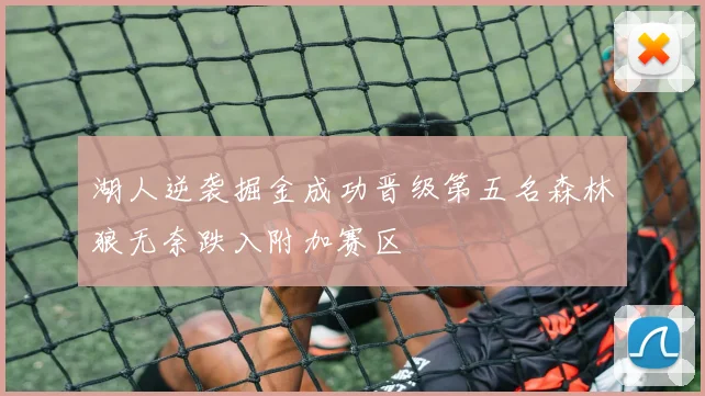 湖人逆袭掘金成功晋级第五名森林狼无奈跌入附加赛区
